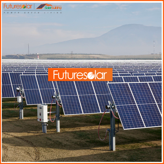 Futuresolar 120 خلية 320w-بقوة 380 واط أحادية الايثيلين عالية الكفاءة الخلايا الشمسية لوحة 